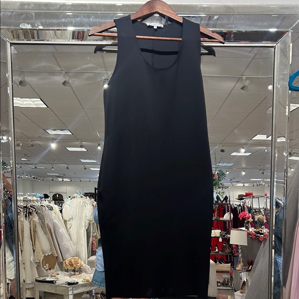 Black dress helmut lang